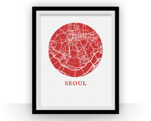 Charger l'image dans la galerie, Seoul Map Print - City Map Poster