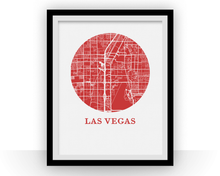 Load image into Gallery viewer, Las Vegas Map Print - City Map Poster