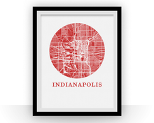 Charger l'image dans la galerie, Indianapolis Map Print - City Map Poster