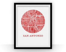 Charger l'image dans la galerie, San Antonio Map Print - City Map Poster