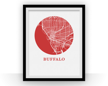 Load image into Gallery viewer, Buffalo Map Print - City Map Poster