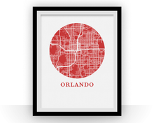 Charger l'image dans la galerie, Orlando Map Print - City Map Poster
