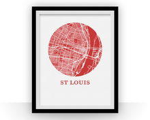 Charger l'image dans la galerie, St Louis Map Print - City Map Poster