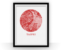 Charger l'image dans la galerie, Taipei Map Print - City Map Poster