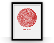 Charger l'image dans la galerie, Vienna Map Print - City Map Poster