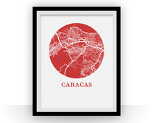 Load image into Gallery viewer, Caracas Map Print - City Map Poster