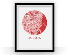 Load image into Gallery viewer, Bogota Map Print - City Map Poster