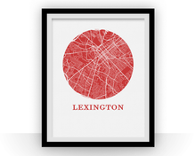 Load image into Gallery viewer, Lexington Map Print - City Map Poster