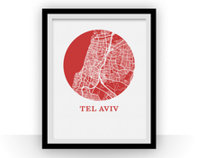 Charger l'image dans la galerie, Tel Aviv Map Print - City Map Poster