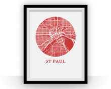 Charger l'image dans la galerie, St Paul Map Print - City Map Poster