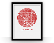 Load image into Gallery viewer, Anaheim Map Print - City Map Poster