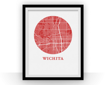 Charger l'image dans la galerie, Wichita Map Print - City Map Poster