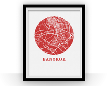 Load image into Gallery viewer, Bangkok Map Print - City Map Poster