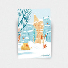 Load image into Gallery viewer, Plateau in the Winter Postcard - Montréal
