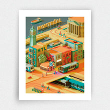 Load image into Gallery viewer, Voxel Art Print - Montréal
