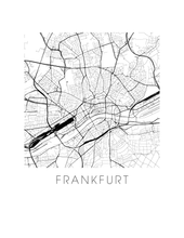 Load image into Gallery viewer, Frankfurt Map Print
