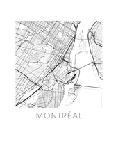 Load image into Gallery viewer, Montreal Map Print
