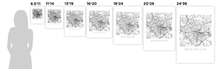 Load image into Gallery viewer, Montpellier Map Black and White Print - france Black and White Map Print
