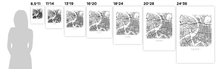 Load image into Gallery viewer, Taipei Map Print
