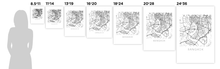 Load image into Gallery viewer, Bangkok Map Print

