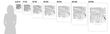 Load image into Gallery viewer, Calgary Map Black and White Print - alberta Black and White Map Print
