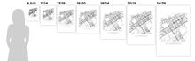 Load image into Gallery viewer, Islamabad Map Black and White Print - pakistan Black and White Map Print
