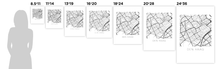 Load image into Gallery viewer, The Hague Map Black and White Print - netherlands Black and White Map Print
