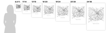 Load image into Gallery viewer, Nairobi Map Print
