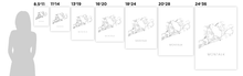 Load image into Gallery viewer, Montauk Map Black and White Print - new york Black and White Map Print
