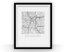 Charger l'image dans la galerie, San Antonio Map Print
