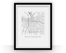 Load image into Gallery viewer, Montgomery Map Print
