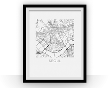 Charger l'image dans la galerie, Seoul Map Print
