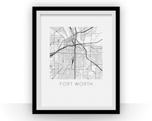 Charger l'image dans la galerie, Fort Worth Map Print
