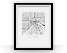 Load image into Gallery viewer, St Paul Map Print
