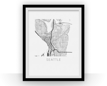 Charger l'image dans la galerie, Seattle Map Print
