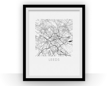 Load image into Gallery viewer, Leeds Map Print
