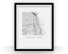 Load image into Gallery viewer, Buenos Aires Map Print
