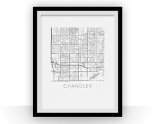 Load image into Gallery viewer, Chandler Map Print
