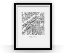 Charger l'image dans la galerie, Osaka Map Print
