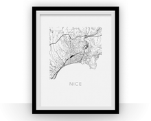 Load image into Gallery viewer, Nice Map Print
