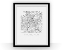 Load image into Gallery viewer, Birmingham Alabama Map Print
