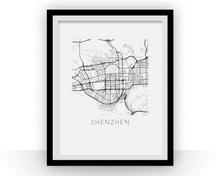 Charger l'image dans la galerie, Shenzhen Map Print
