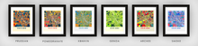 Charger l'image dans la galerie, Affiche cartographique de South Bend - Style Chroma
