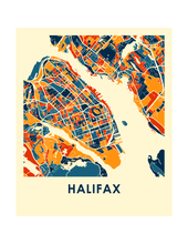 Load image into Gallery viewer, Halifax Map Print - Full Color Map Poster
