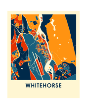 Charger l'image dans la galerie, Affiche cartographique de Whitehorse - Style Chroma

