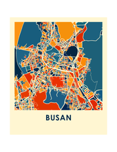 Load image into Gallery viewer, Busan Map Print - Full Color Map Poster
