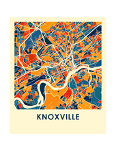 Load image into Gallery viewer, Knoxville Map Print - Full Color Map Poster
