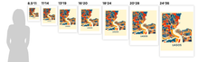 Load image into Gallery viewer, Lagos Map Print - Full Color Map Poster

