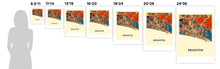 Load image into Gallery viewer, Brighton Map Print - Full Color Map Poster
