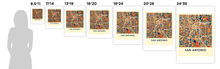 Load image into Gallery viewer, San Antonio Map Print - Full Color Map Poster
